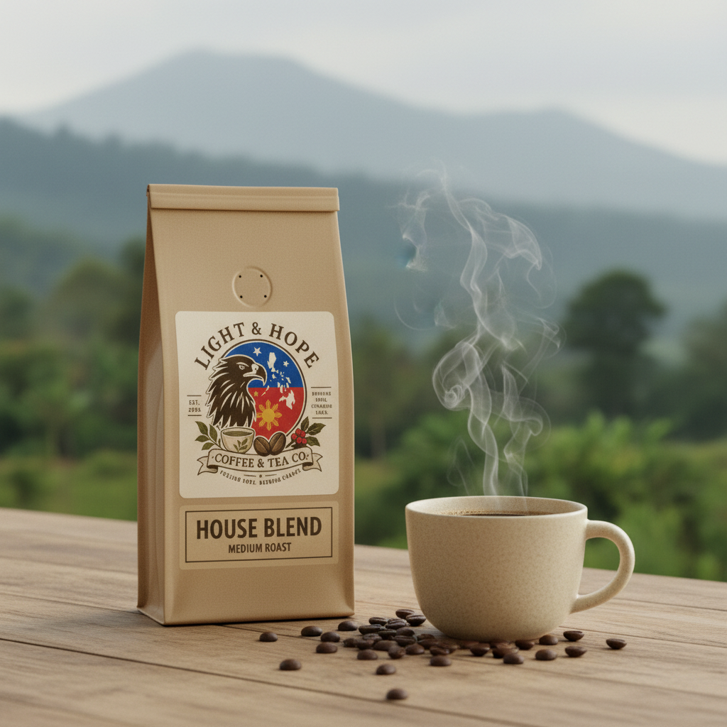 West Java Robusta Coffee - Medium Roast | Light & Hope