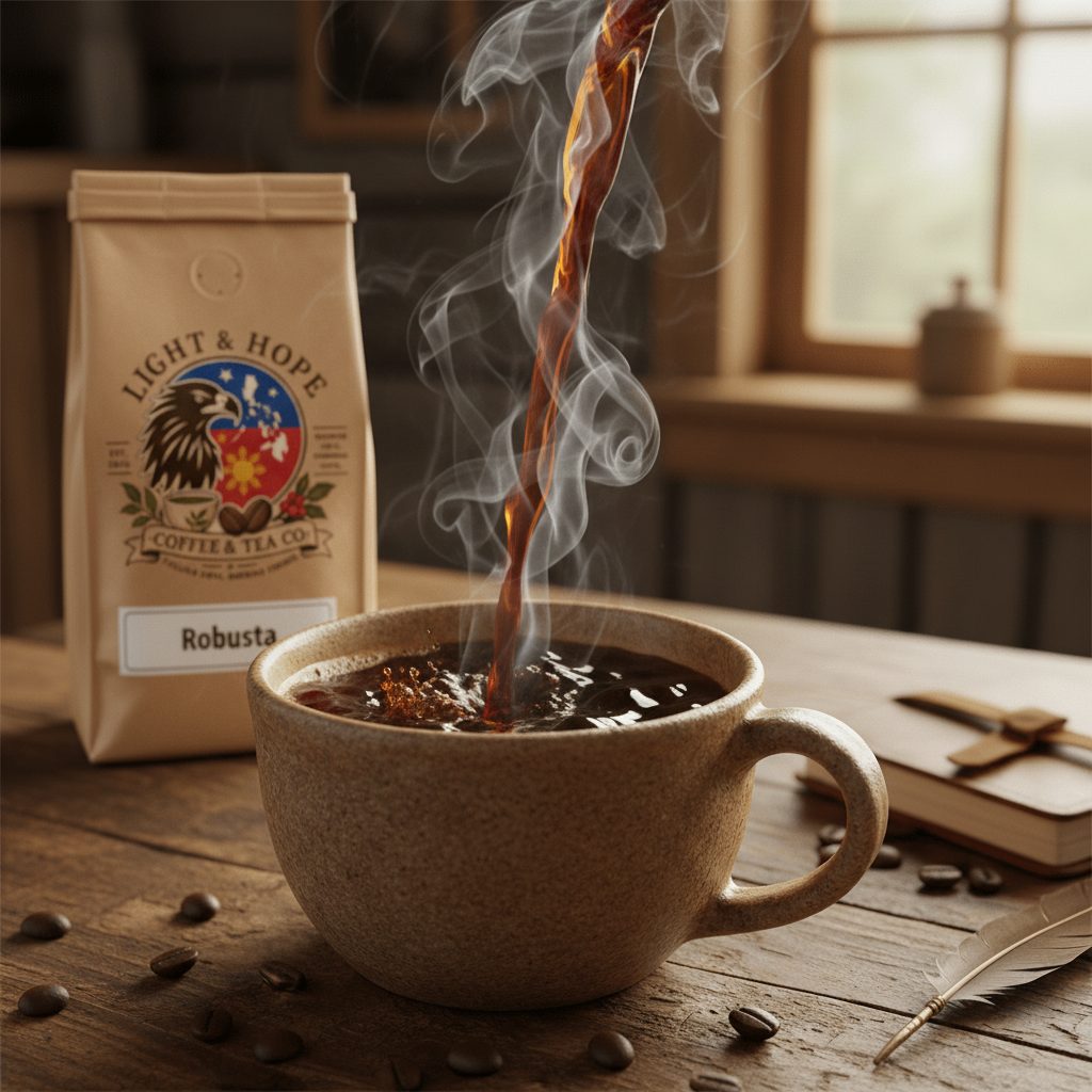 West Java Robusta Coffee - Medium Roast | Light & Hope