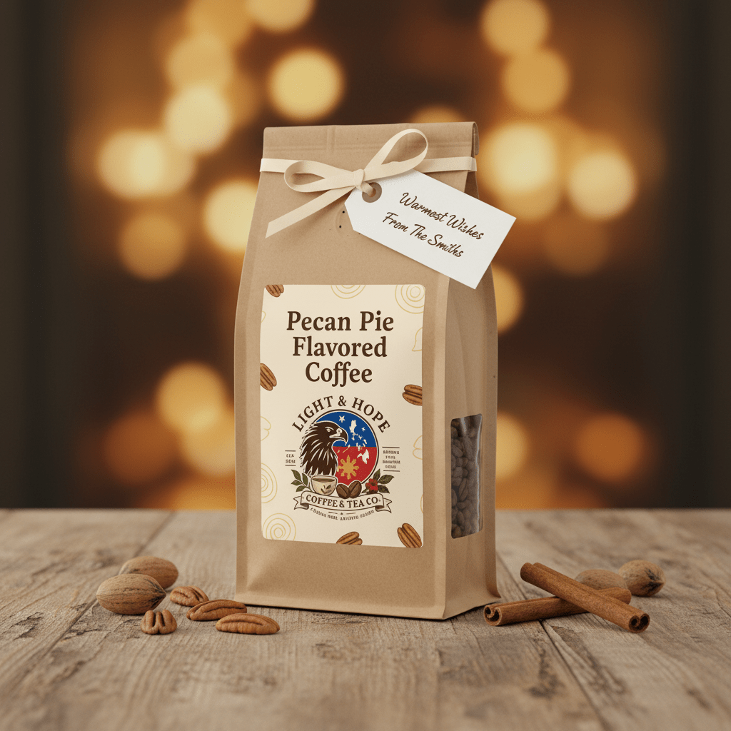 Pecan Pie Flavored Coffee - Medium Roast - Coffee > Flavored | Light & Hope Coffee & Tea Co.