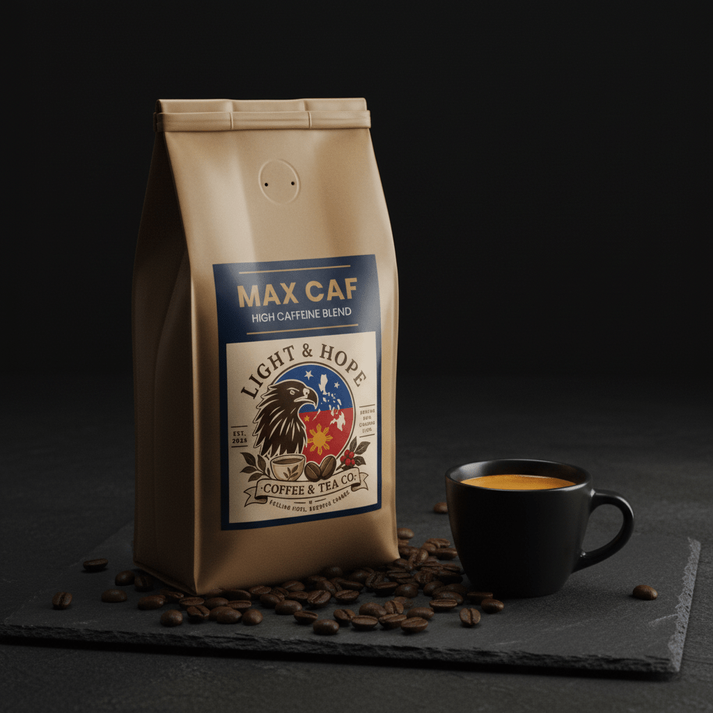 Max Caf Blend - Dark Roast Coffee - Coffee > Blends | Light & Hope Coffee & Tea Co.