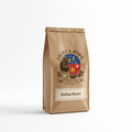 Italian Roast coffee bag with Light & Hope Coffee & Tea Co.