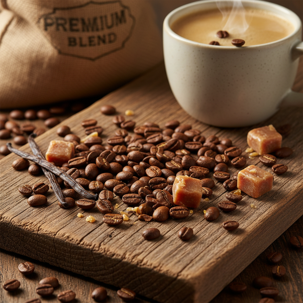 Gourmet Donut Shop coffee bag with Light & Hope Coffee & Tea Co.