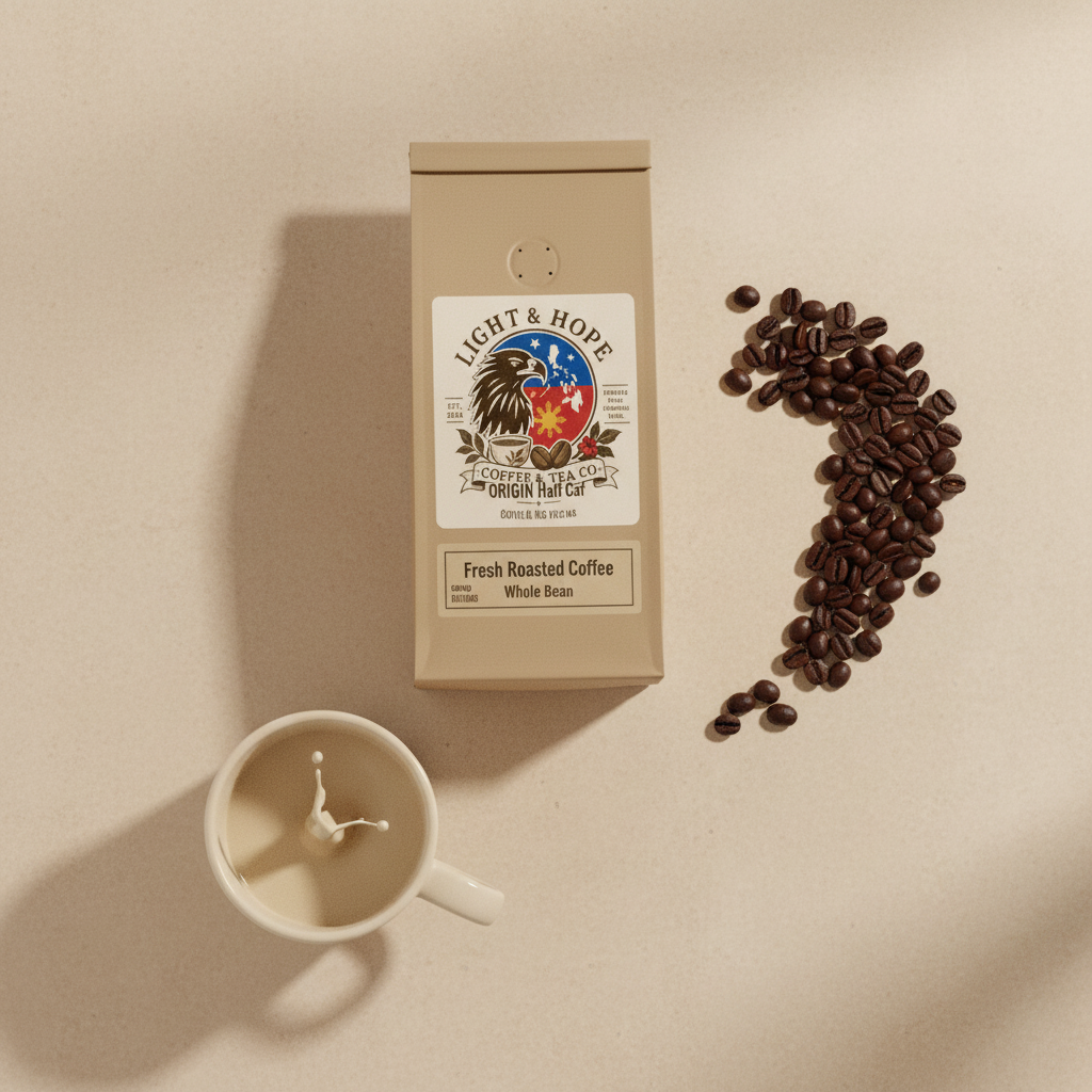 Half Caf Coffee - Medium Roast | Light & Hope