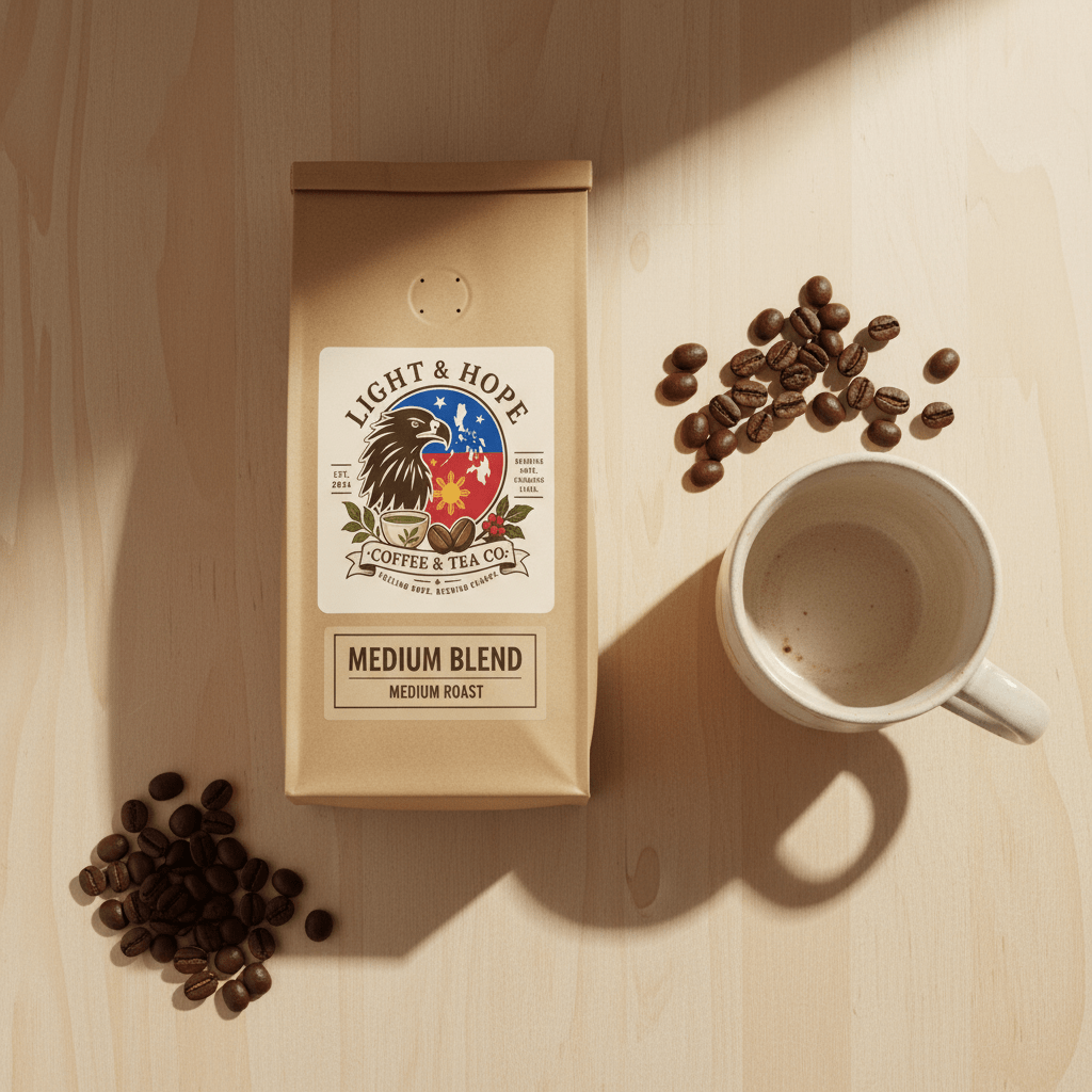 Medium Blend - Medium Roast Coffee - Coffee > Blends | Light & Hope Coffee