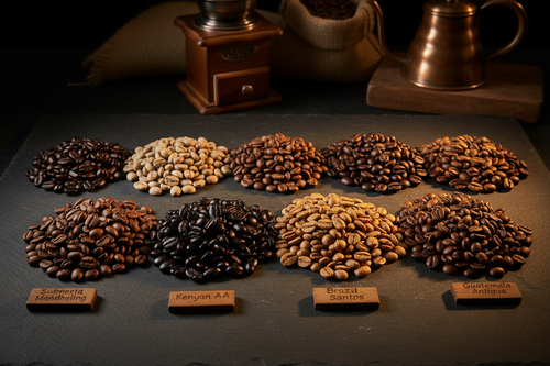 6 Bean Blend coffee bag with Light & Hope Coffee & Tea Co.