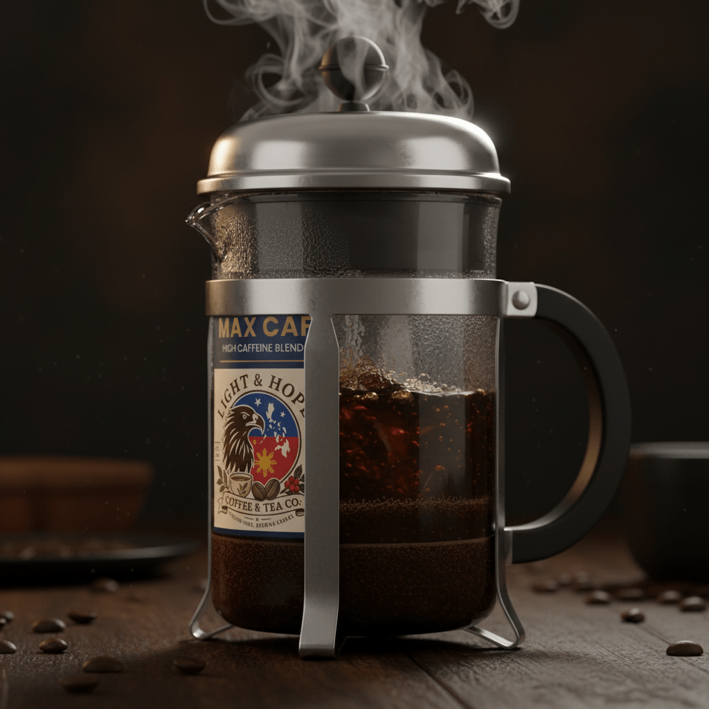 Max Caf Blend - Dark Roast Coffee - Coffee > Blends | Light & Hope Coffee & Tea Co.