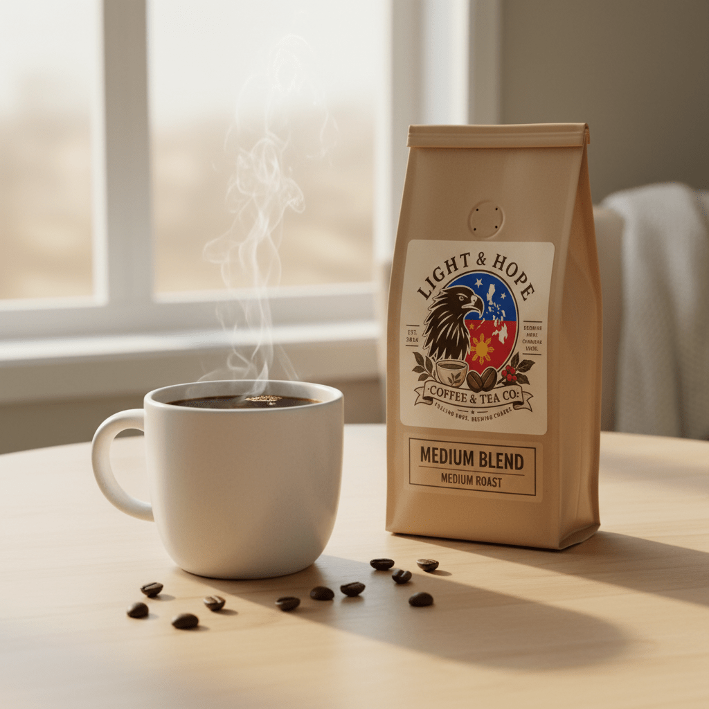 Medium Blend - Medium Roast Coffee - Coffee > Blends | Light & Hope Coffee