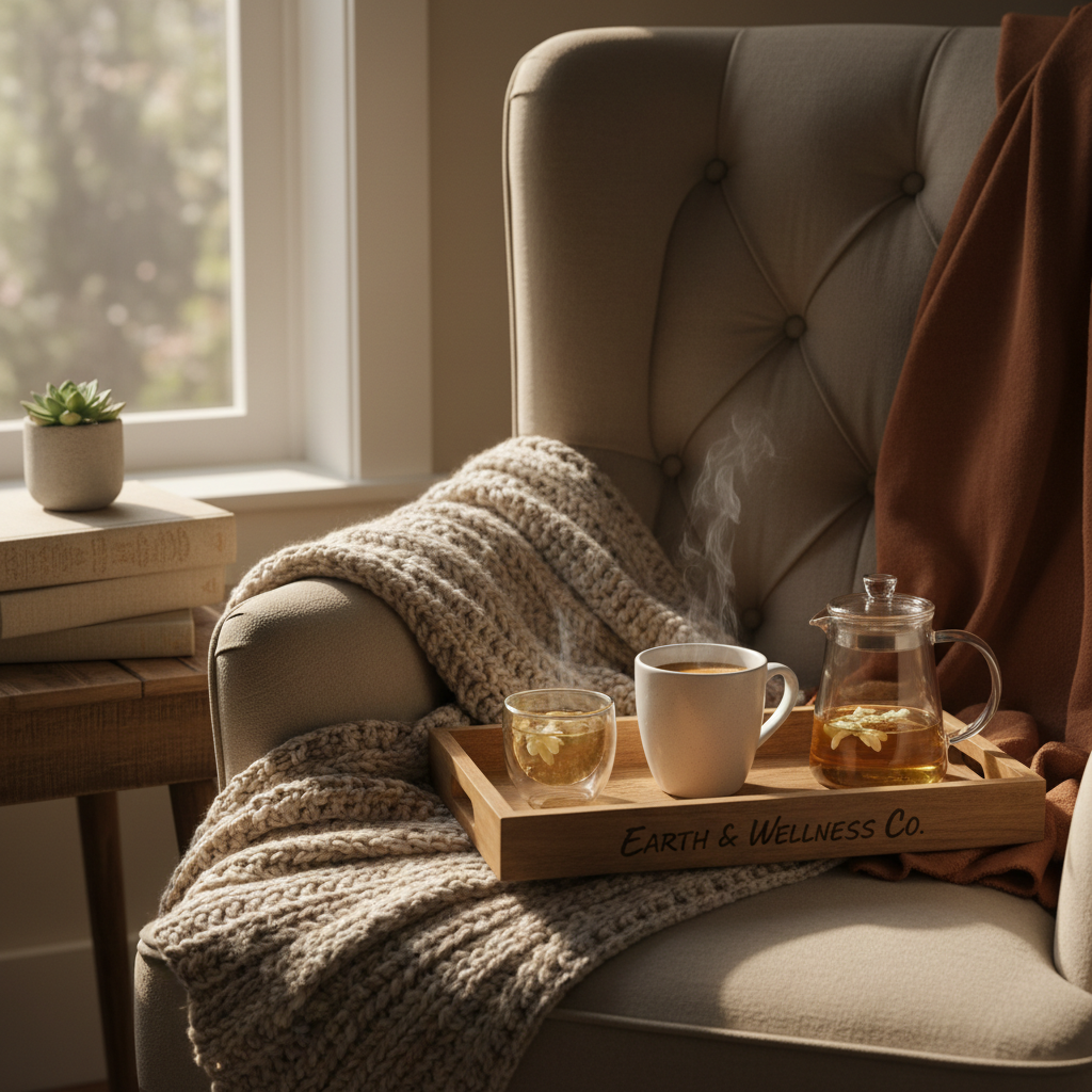 Morning Ritual Bundle Lifestyle | Coffee and Tea Morning Scene | Light & Hope Coffee & Tea Co.