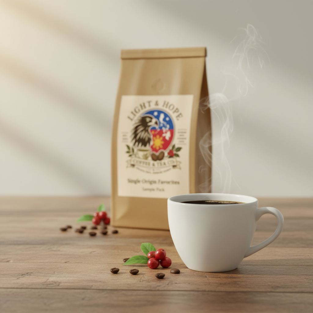 Light & Hope Coffee & Tea Co. | Single Origin Favorites Sample Pack