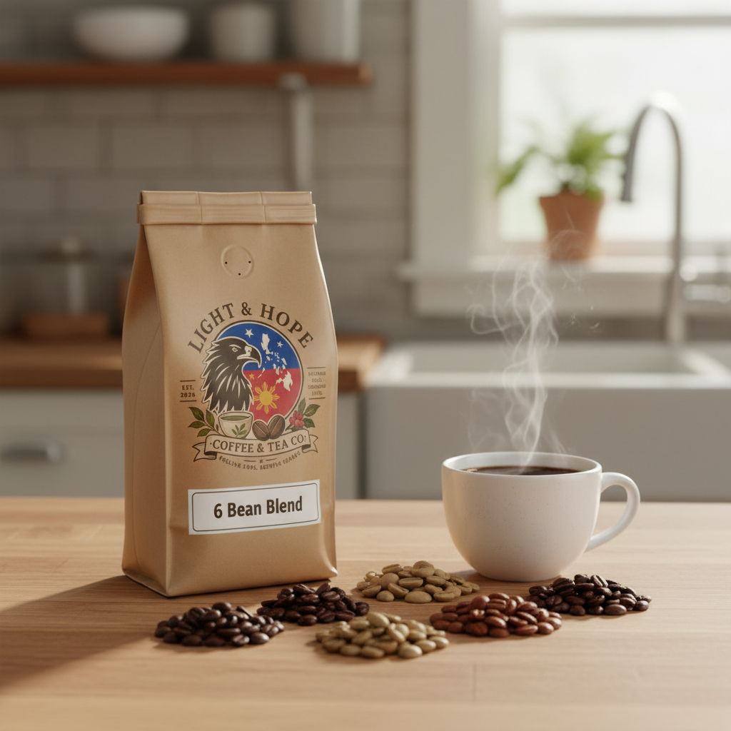 Light & Hope Coffee & Tea Co. | 6 Bean Blend