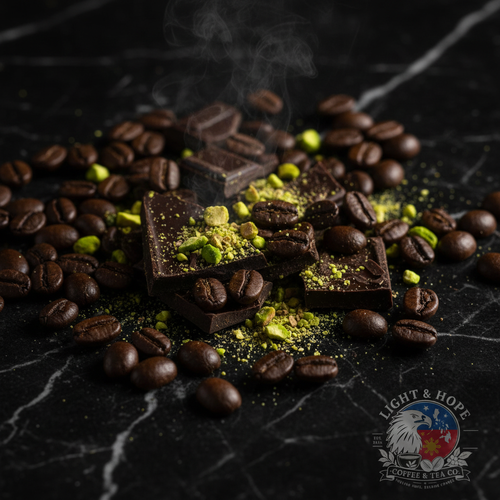 Light & Hope Coffee & Tea Co. | Dubai Chocolate Flavored Coffee