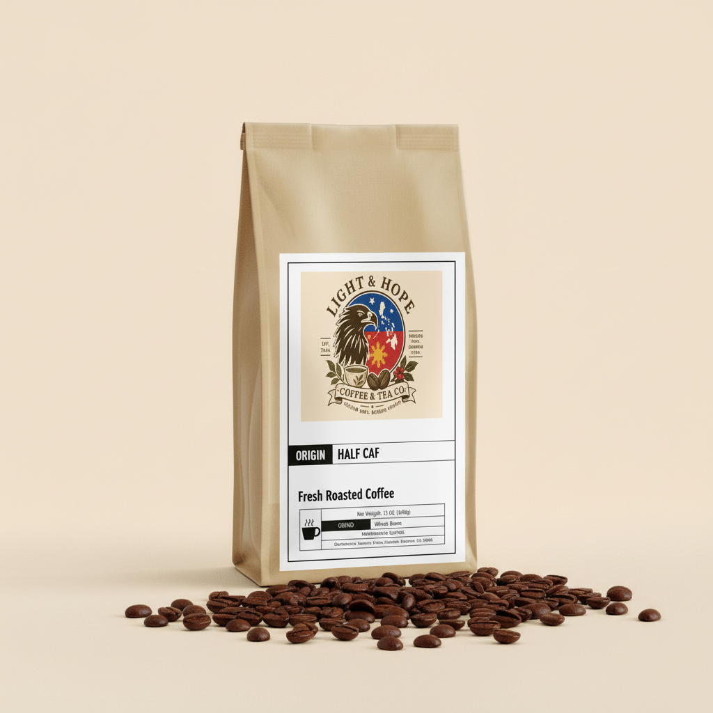 Half Caf Coffee - Medium Roast | Light & Hope