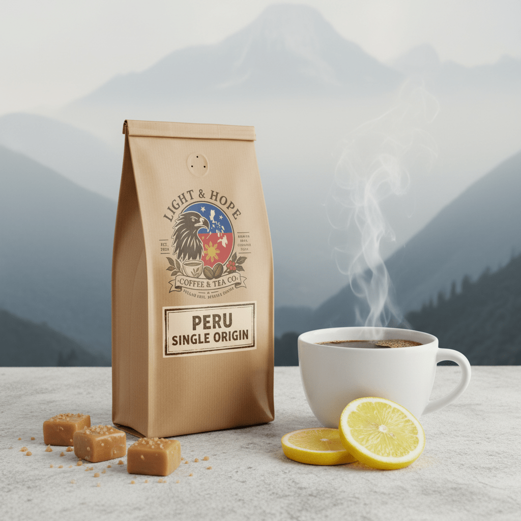 Peru, Single-Origin - Medium Roast Coffee - Coffee > Single-Origin | Light & Hope Coffee & Tea Co.
