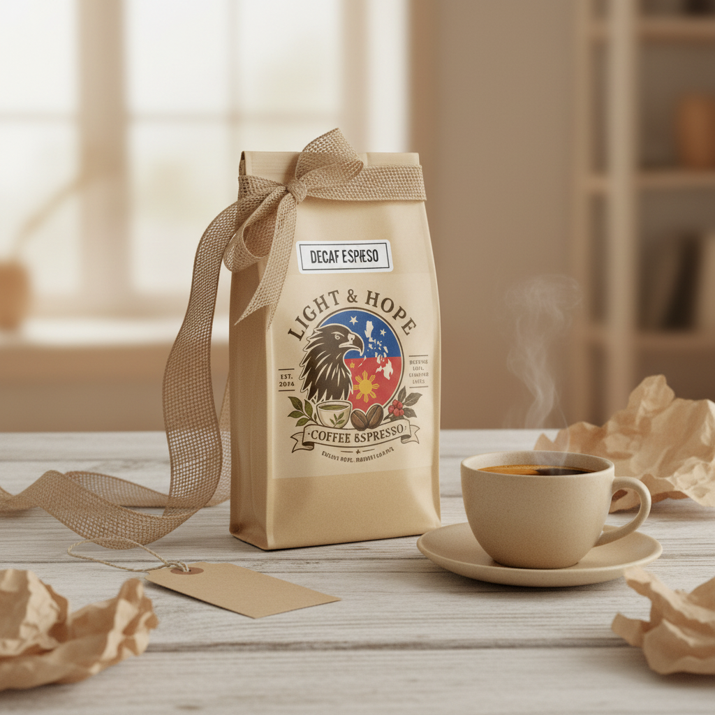 Decaf Espresso Coffee - Dark Roast | Light & Hope