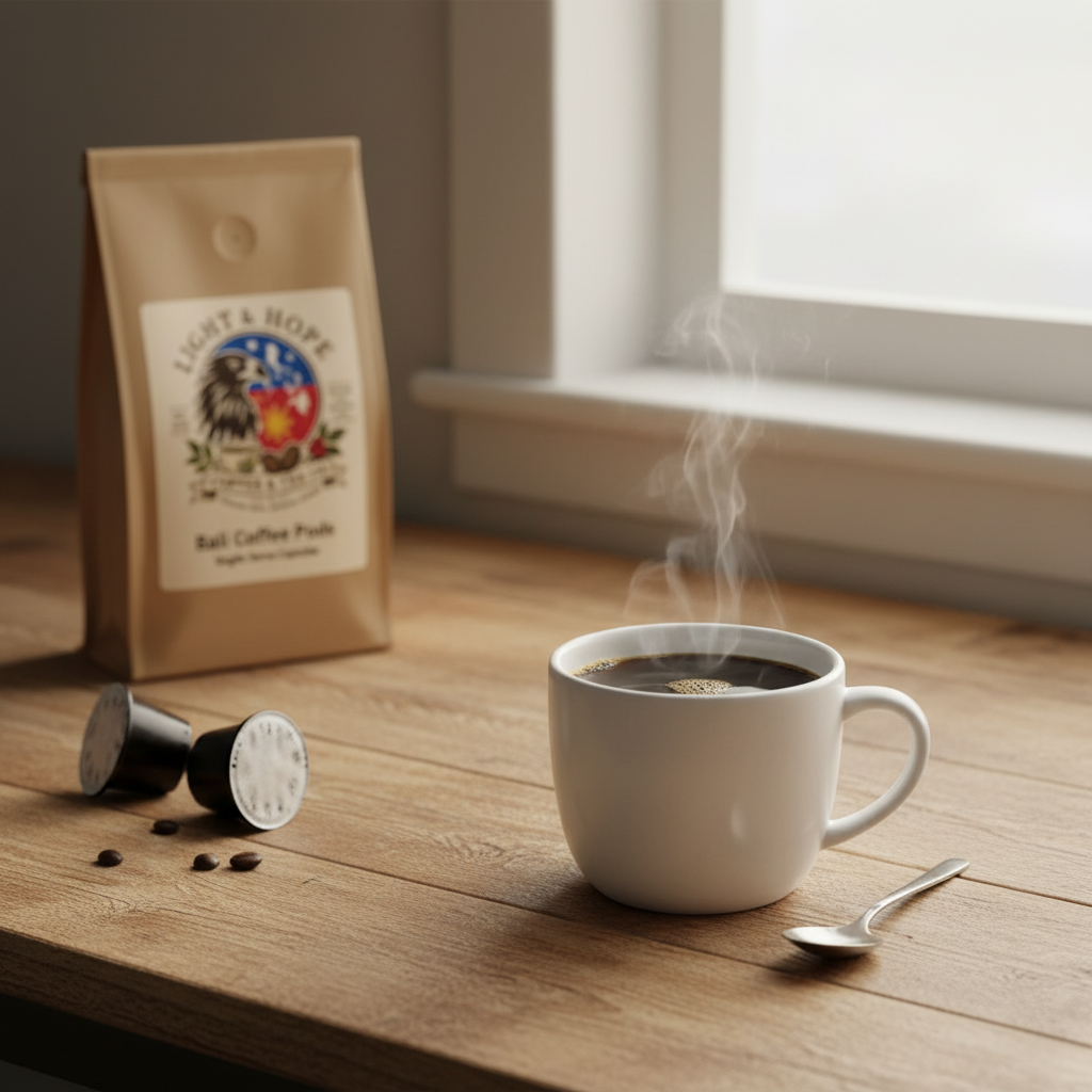 Light & Hope Coffee & Tea Co. | Bali Coffee Pods