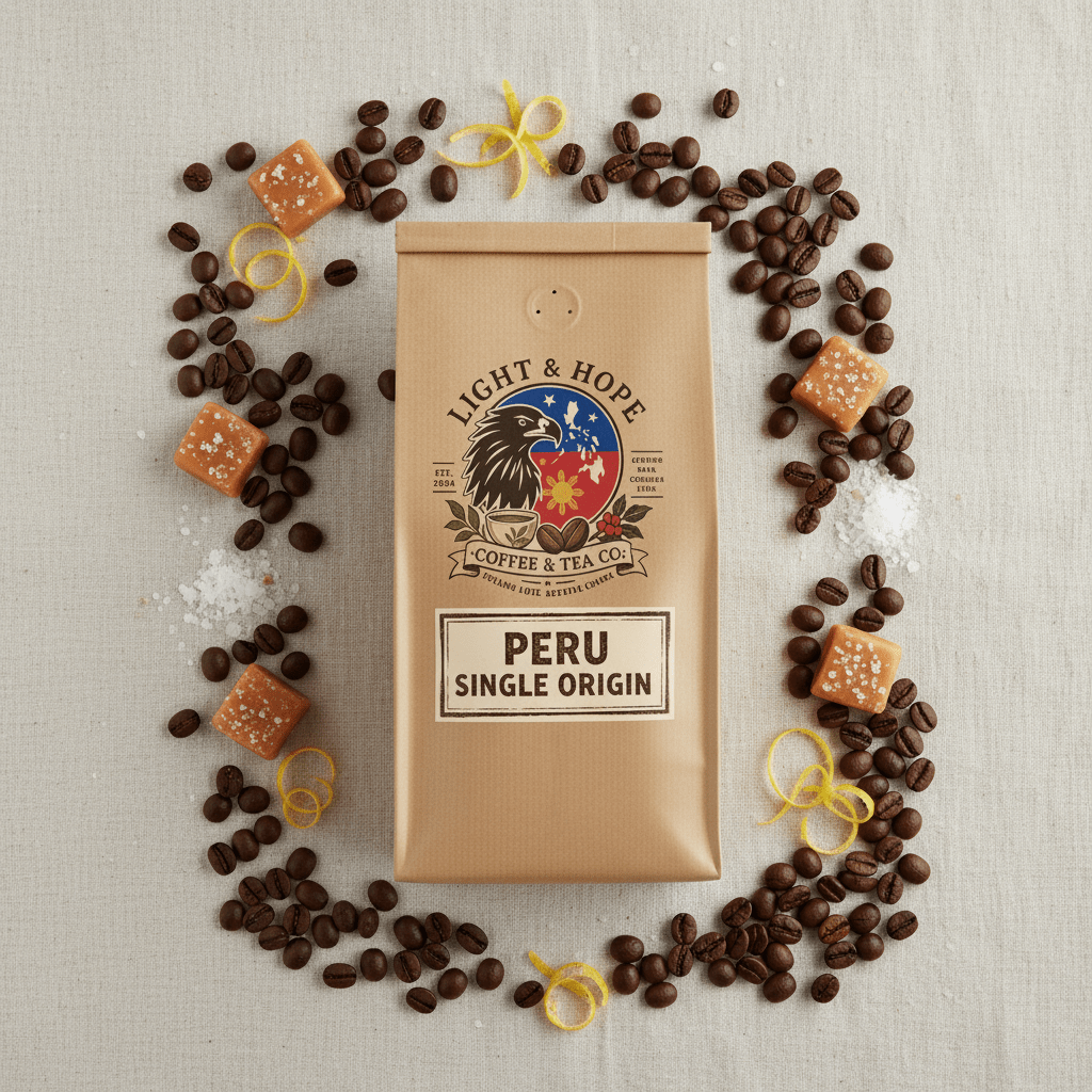 Peru, Single-Origin - Medium Roast Coffee - Coffee > Single-Origin | Light & Hope Coffee & Tea Co.