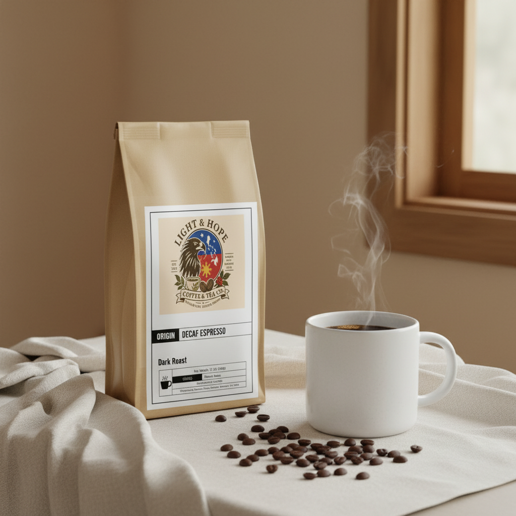 Half Caf Coffee - Medium Roast | Light & Hope