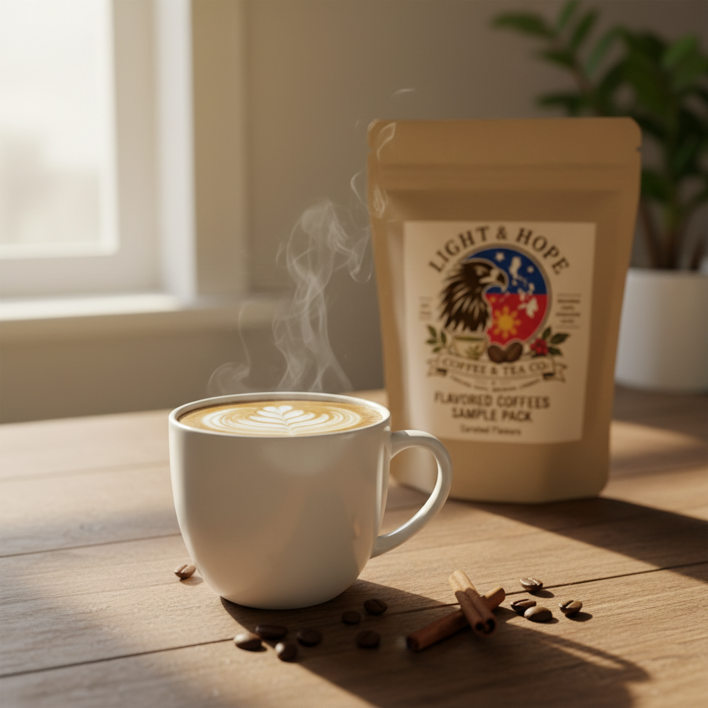 Light & Hope Coffee & Tea Co. | Flavored Coffees Sample Pack