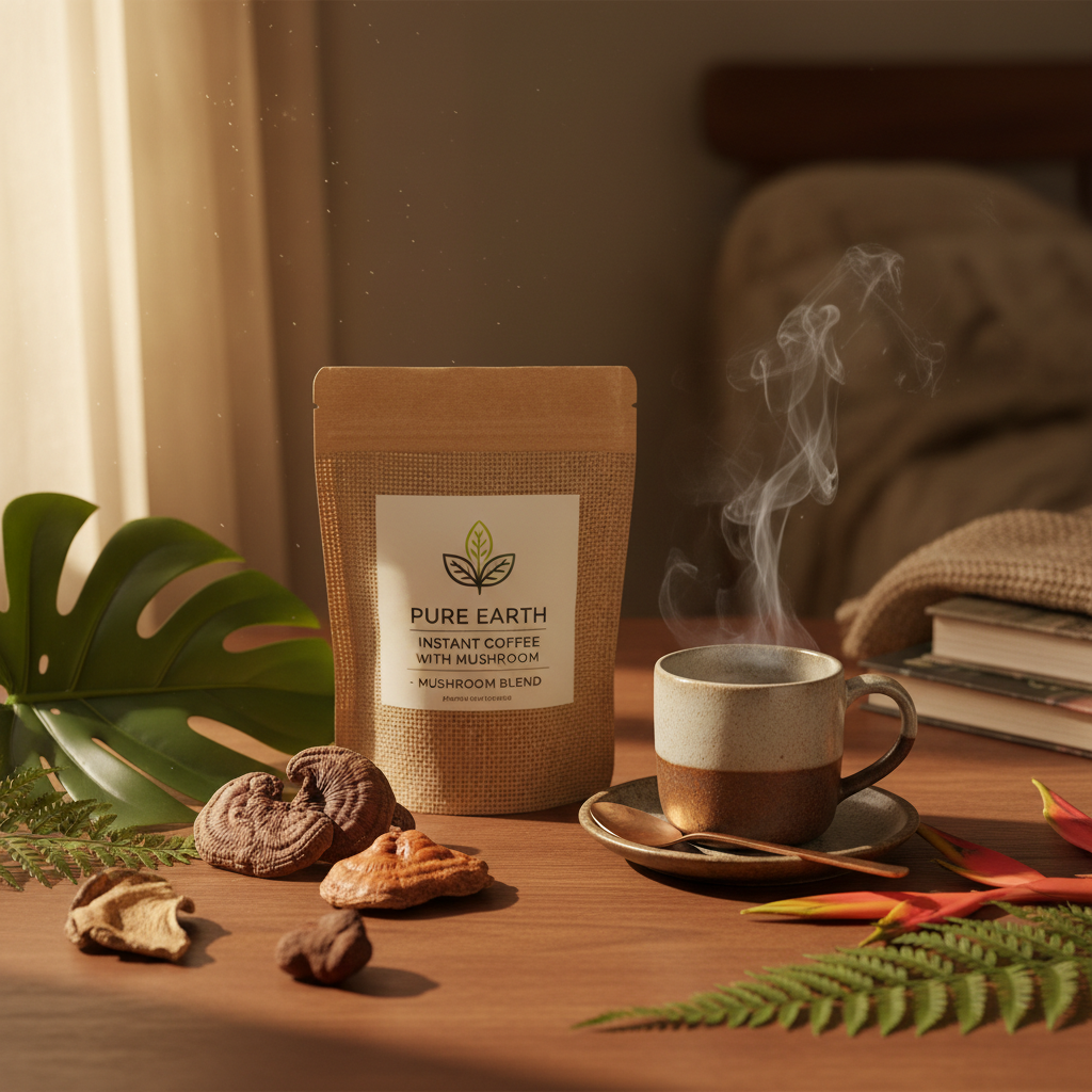 Instant Coffee with Mushroom