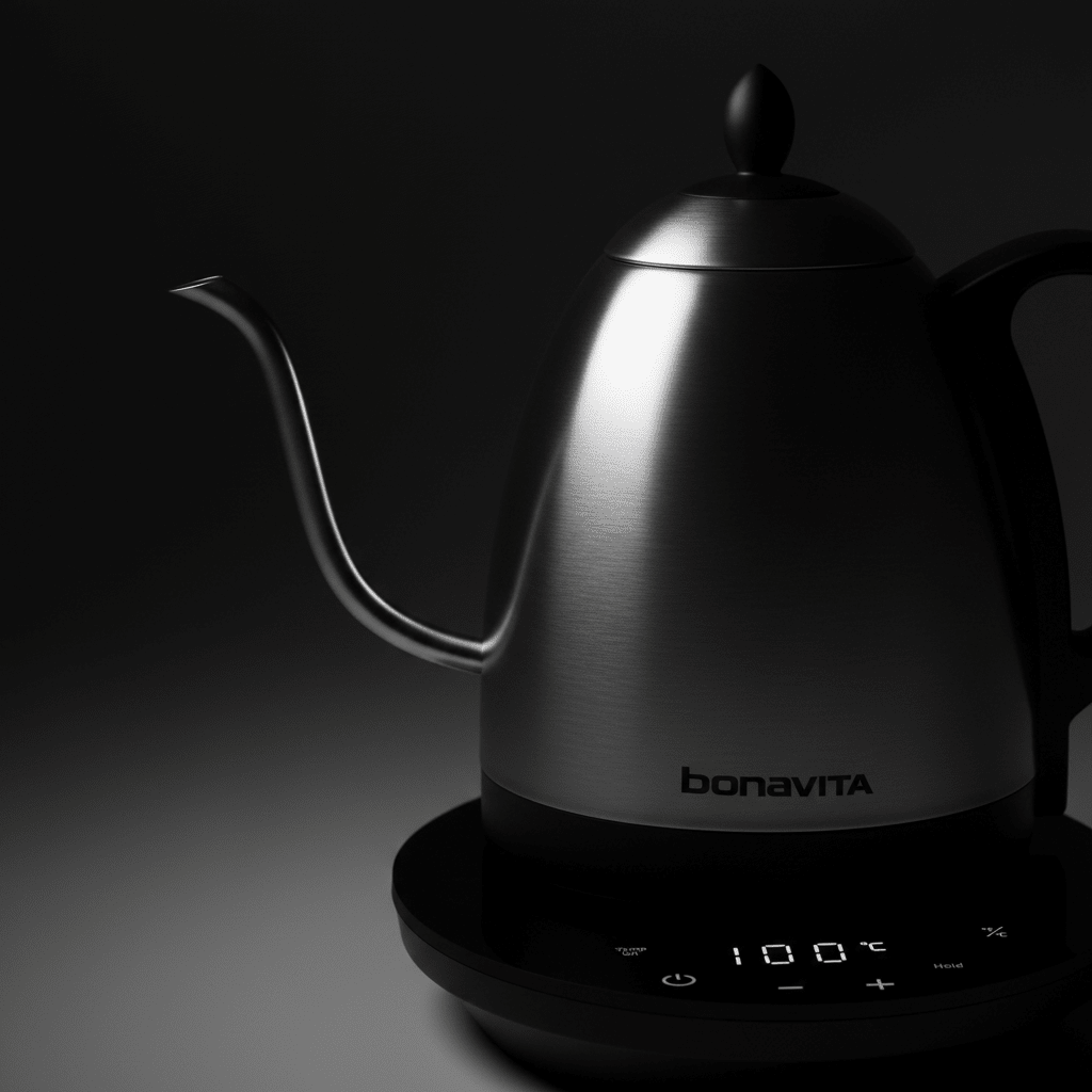 Bonavita Cosmopolitan 1.0L Gooseneck Precision Temperature Electric Kettle - Electric Kettles | Light & Hope Coffee & Tea Co.