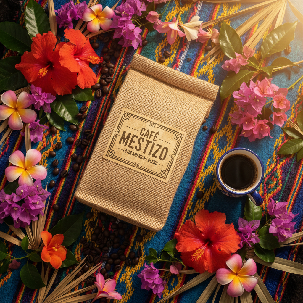 Latin American Blend Flat Lay