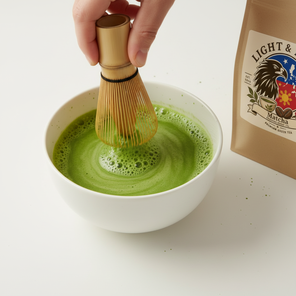 Light & Hope Coffee & Tea Co. Matcha Premium Green Tea pouch