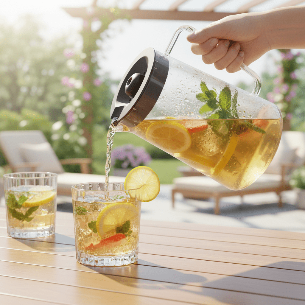 3 Quart Glass Pitcher for Wirsh Iced Tea Maker - Accessories | Light & Hope Coffee & Tea Co.