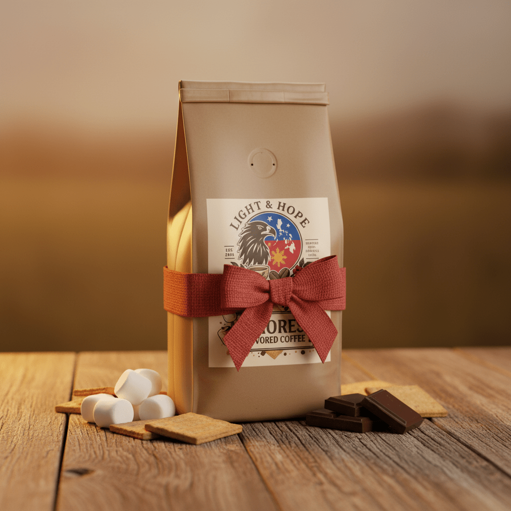 S'mores Flavored Coffee - Medium Roast - Coffee > Flavored | Light & Hope Coffee & Tea Co.