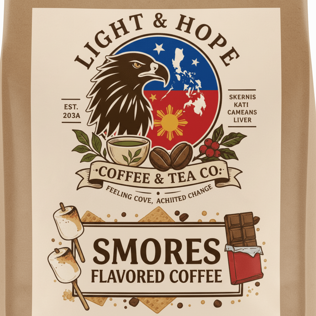 S'mores Flavored Coffee - Medium Roast - Coffee > Flavored | Light & Hope Coffee & Tea Co.