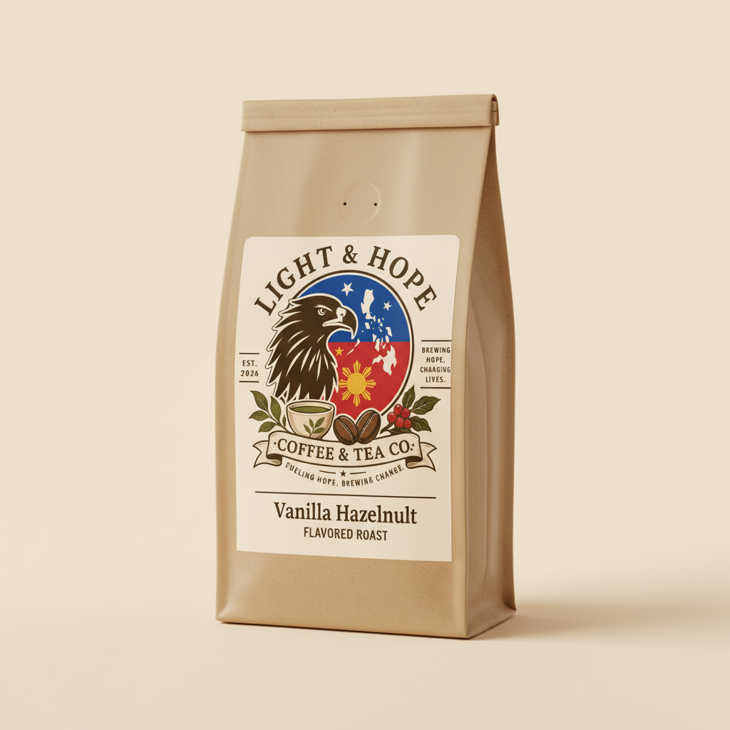 Vanilla Hazelnut Coffee - Medium Roast | Light & Hope